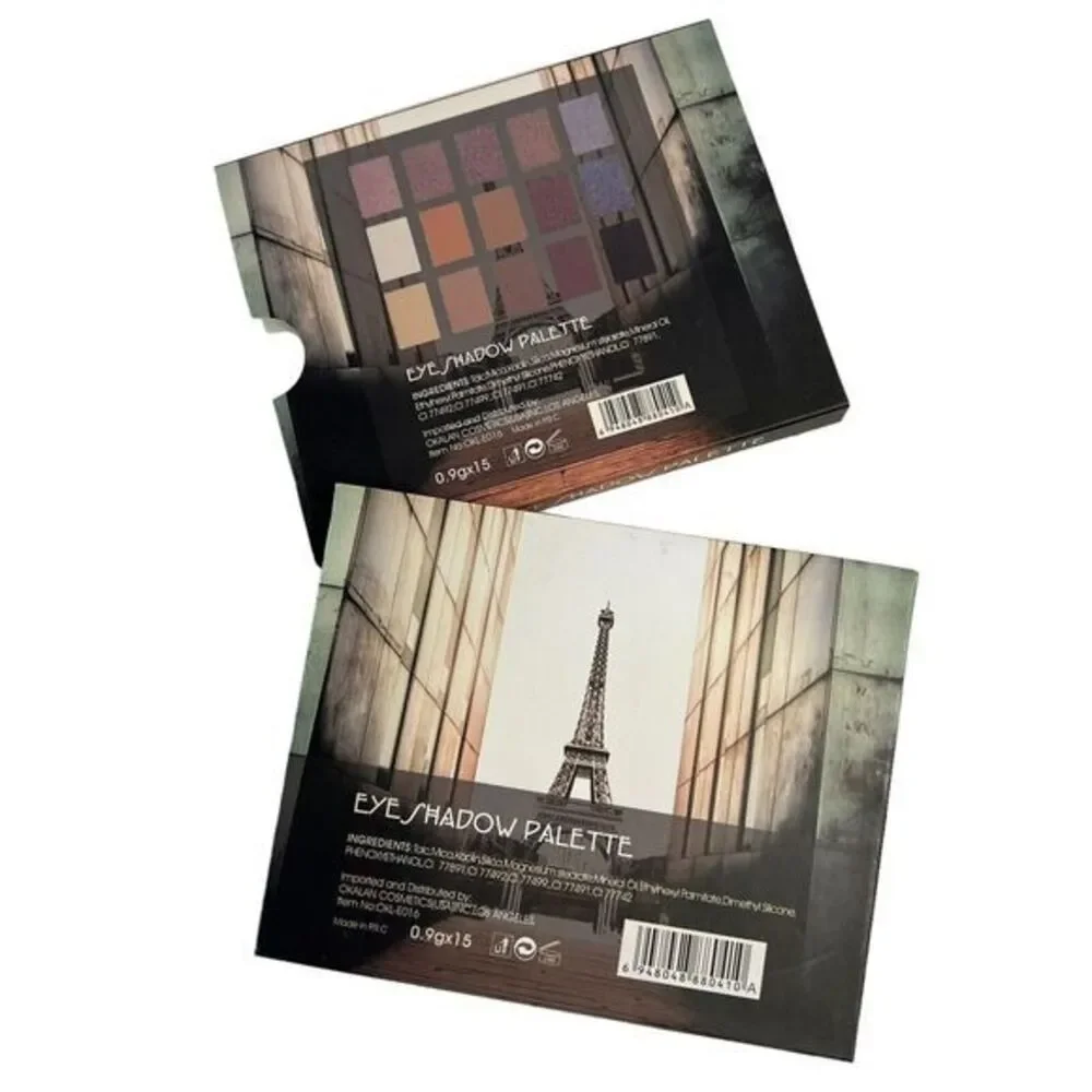 OKALAN POWDER BARE TEMPTATION Eyeshadow Palette 15 Color with‎ mirror A Unused